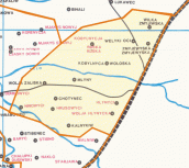 Картосхема польської частини деканату…