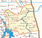 Картосхема польської частини деканату…