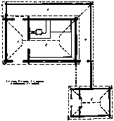 План будинку у с. Космач. 1765 р.