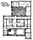 План гражди з двома дворами. Смт…