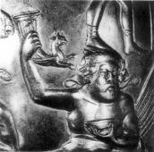 Зображення ритона в торевтиці