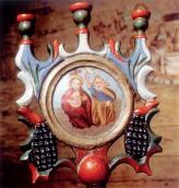 Пишно оздоблений барочний свічник…