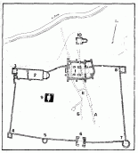 Схема плану Зимненського монастиря