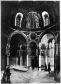 Інтер’єр храму. Ліногравюра з альбому…