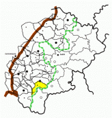 Деканат на карті Перемиської єпархії
