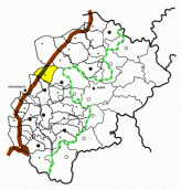 Деканат на карті Перемиської єпархії