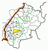 Деканат на карті Перемиської єпархії