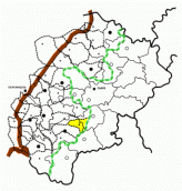 Деканат на карті Перемиської єпархії