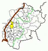Деканат на карті Перемиської єпархії