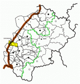 Деканат на карті Перемиської єпархії