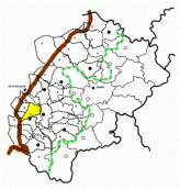 Деканат на карті Перемиської єпархії