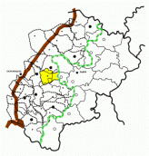 Деканат на карті Перемиської єпархії