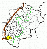 Деканат на карті Перемиської єпархії