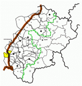 Деканат на карті Перемиської єпархії