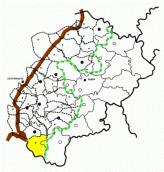 Деканат на карті Перемиської єпархії
