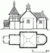 Поздовжній переріз і план. Обміри…