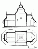 Поздовжній переріз і план