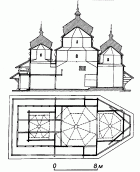 Поздовжній переріз і план