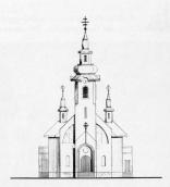 Проект фасаду нової церкви