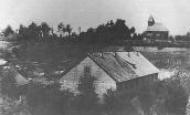 1950-і рр. Панорама села з монастирем