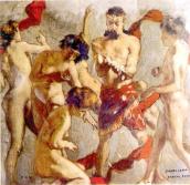 Ескіз панно “Перемінний капітал”