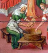 Повитуха з немовлям