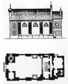 Фасад та план церкви св. арх. Михайла.…
