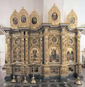 Фрагмент папертного іконостаса