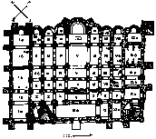 Схема розташування поховань в соборі…