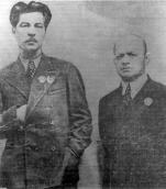 1936 р. С.В.Косіор і П.П.Постишев