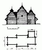 Поздовжній переріз і план
