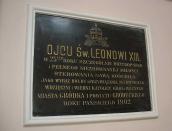 Пам’ятна таблиця Льва 13-го