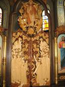 Царські врата з рельєфом «Вознесіння»