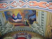 Фрагмент склепіння зі стінописом