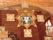 Висячий кіот з іконою «Таємна вечеря»