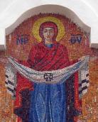 Півпостать богородиці з покровом