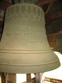 Дзвін з польським написом