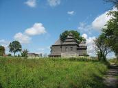 Дзвіниця і церква. Вигляд з півдня