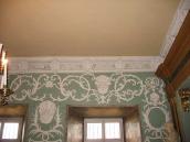 Декоративний розпис стіни і бордюра