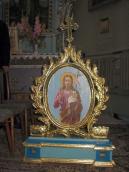 Картуш з іконою воскреслого Христа