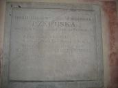 2007 р. Пам’ятна таблиця Р. Жевуській