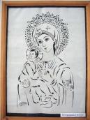 Витинанка «Богородиця з Ісусом»