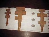 Дерев’яні 7-кінцеві різьблені хрести (4)