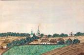 1854 р. Панорама села Боярка