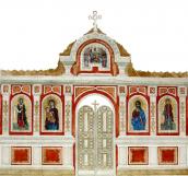 Проект іконостасу приділу Всіх святих