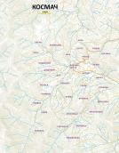 План с. Космач