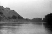 1989 р. Вид на Дністер біля Журавна