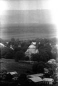 1991 р. Устя. Церква у панорамі села.…