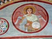 Ангел 7 у медальйоні (на стіні)