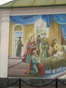 П’яте чудо св.Варвари. Ліва частина